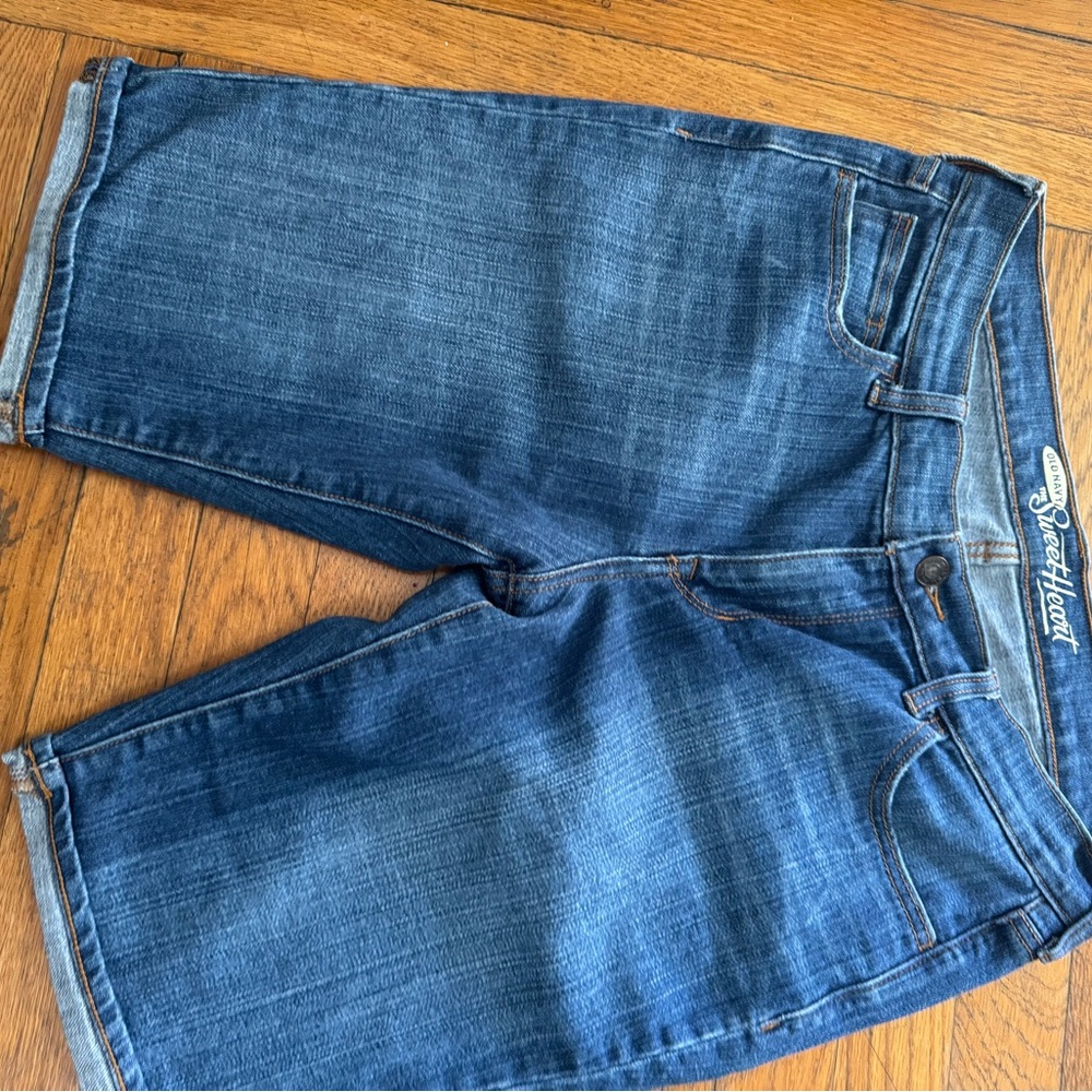 Old Navy Dark Blue Jean Shorts